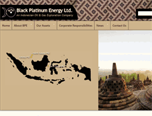 Tablet Screenshot of blackplatinumenergy.com